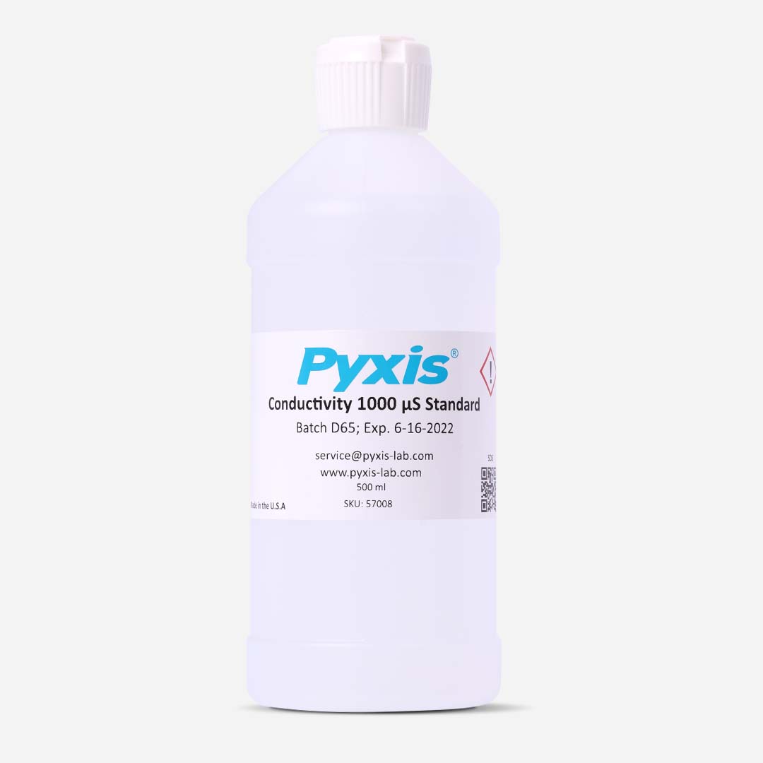 1,000µS/cm Conductivity Calibration Solution Pyxis Lab®